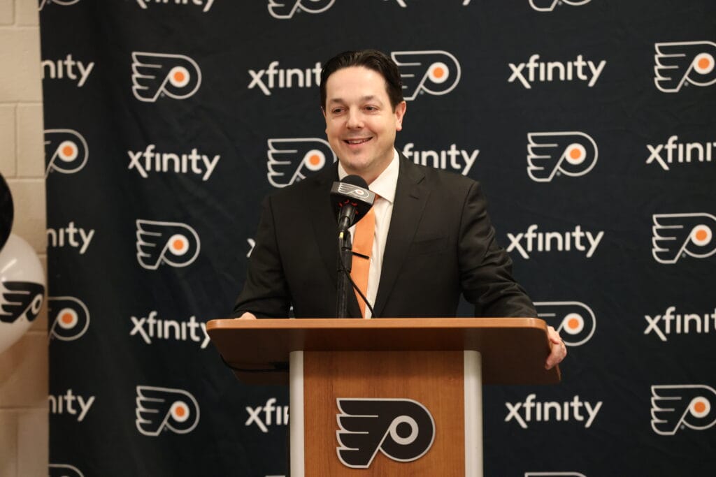 Per Flyers GM Briere, “tough” trade of Farabee & Frost cracks open the door for offseason acquisition possibilities