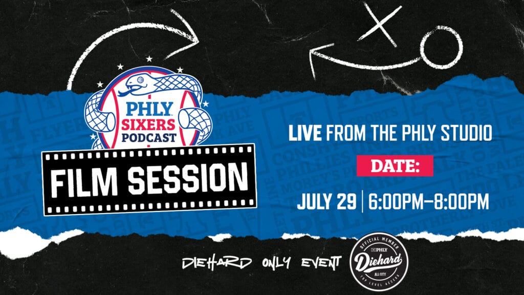 Sixers Live Film Session at the PHLY Studio