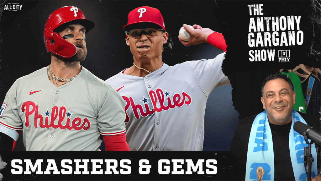 The Anthony Gargano Show | Bryce Blasts Homer | Phillies SHUTOUT Giants | Luzardo Strikes Out 7 | Edgecombe Sidelined Again.…
